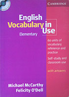 کتاب دست دوم English Vocabulary in use Elementary - در حد نو