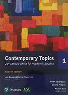 کتاب Contemporary Topics 1 Fourth Edition - کاملا نو