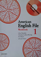 کتاب دست دوم American English File Workbook 1 + CD - در حد نو