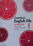 کتاب دست دوم American English File Student book 1 + CD - در حد نو
