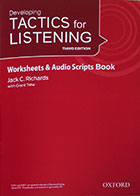 کتاب دست دوم Tactics for Listening worksheets & Audio Scripts Book