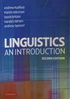 کتاب دست دوم LINGUISTICS AN INTRODUCTION