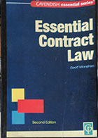 کتاب دست دوم Essential Contract Law - در حد نو