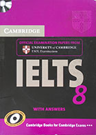 کتاب دست دوم Cambridge IELTS 8 with answers + CD - در حد نو