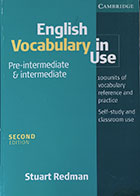 کتاب دست دوم English Vocabulary in use Pre intermediate & intermediate - در حد نو