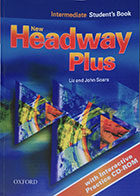 کتاب دست دوم New Headway plus intermediate Students book with CD