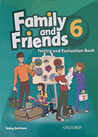 کتاب Family and Friends 6 Testing and Evaluation Book - کاملا نو