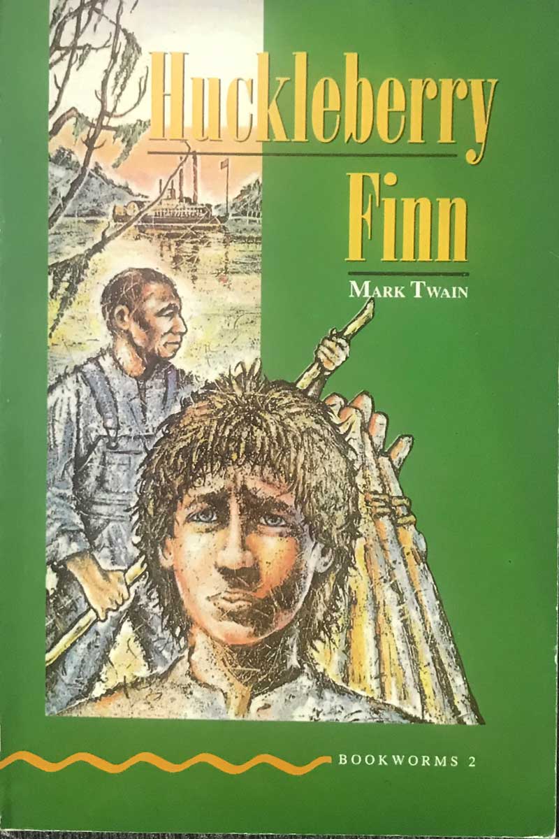  کتاب دست دوم Huckleberry Finn MARK TWAIN -در حد نو