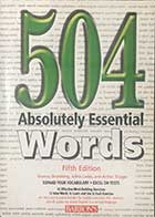  کتاب دست دوم 504 Absolutely Essential Words by Murry Bromberg -نوشته دارد