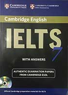 کتاب CAMBRIDGE IELTS 7 With Answers+cd-نو  