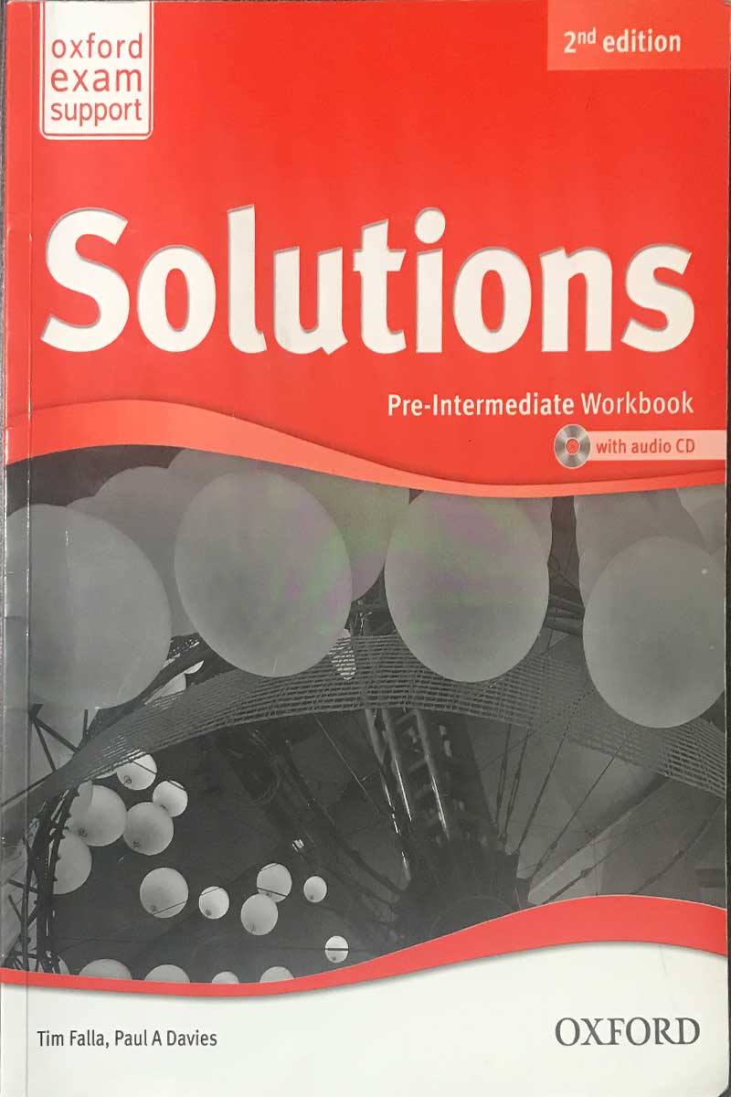  کتاب دست دومSolutions Pre-Intermediate Workbook 