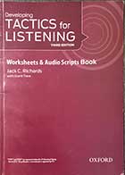  کتاب دست دوم Developing Tactics for Listening by Jack C. Richards 