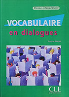 Niveau intermediaire-VOCABULAIRE en dialoguesکتاب  دست دوم  