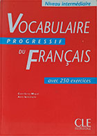 Niveau  intermediaire-VOCABULAIRE PROGRESSIF  en dialoguesکتاب  دست دوم      