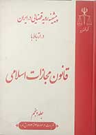 کتاب دست دوم پیشینیه رویه قضایی در ایران در ارتباط با قانون مجازات اسلامی جلد پنجم تعزیرات1:مواد 498تا674 ق.م.ا تالیف دکتر افشین عبدالهی  