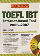  کتاب دست دومToefl IBT  12th edition + Audio CD by Pamela Sharp  -در حد نو