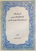 کتاب  فرهنگ واژه های فارسی در زبان اویغوری چین نادره بدیعی