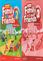 کتاب دست دوم American Family and Friends 2  Student 's & Work Book  by Naomi Simmons  -در حد نو