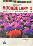 کتاب دست دوم Focus On Vocabulary 2 by Diane Schmitt - نوشته دارد