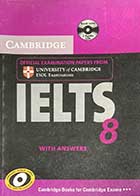 کتاب دست دوم Cambridge IELTS 8 with answers - در حد نو