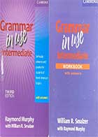 کتاب دست دوم   English Grammar in use intermediate by Raymond Murphy Third Edition & work book 