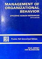 کتاب دست دوم Management  Of  Organizational Behavior :Utilizing Human Resources 5th Edition by Paul Hersey -در حد نو 