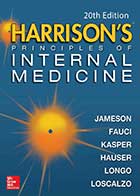 کتاب Harrison's Principles Of Internal Medicine 20th Edition  چهار جلدی هارد تمام رنگی گلاسه- کاملا نو