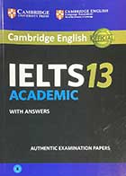 کتاب دست دوم  CAMBRIDGE IELTS 13 With Answers 