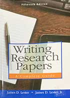 کتاب دست دوم  Writing Reasearch Papers By James D.Lester -در حد نو