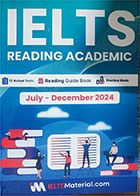 کتاب دست دوم کتاب آیلتس ریدینگ ژانویه تا جون IELTS Reading Academic Actual Tests (January-June 2024) 