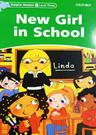 کتاب دست دوم دو جلدی  new gril in school level3 by christine lindop 